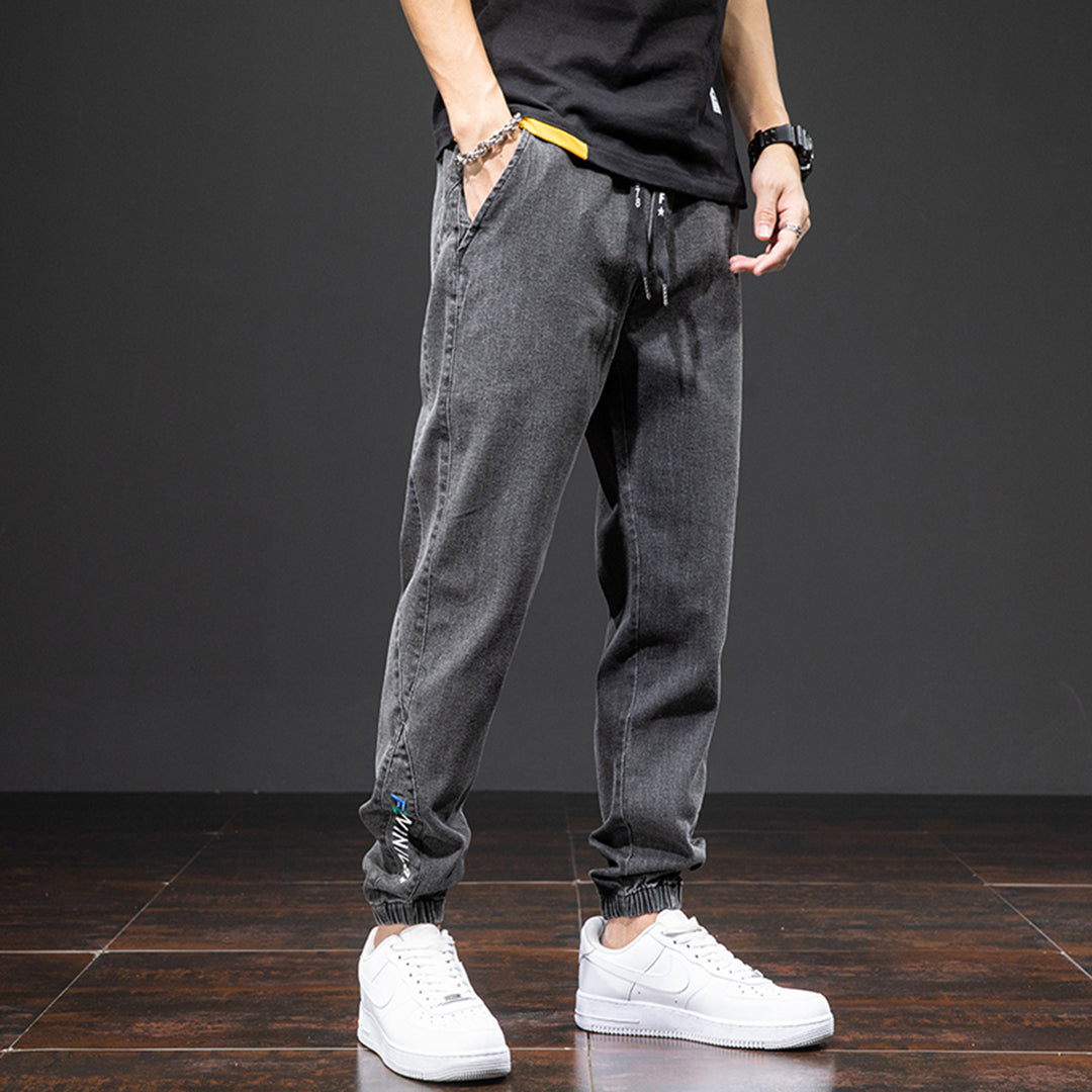 Casual denim trousers for men