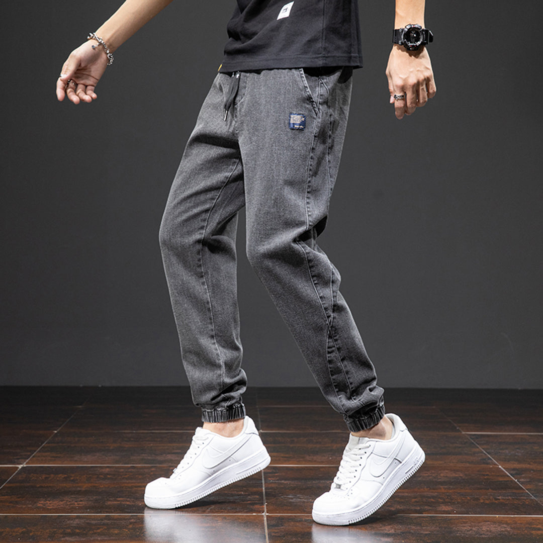 Casual denim trousers for men