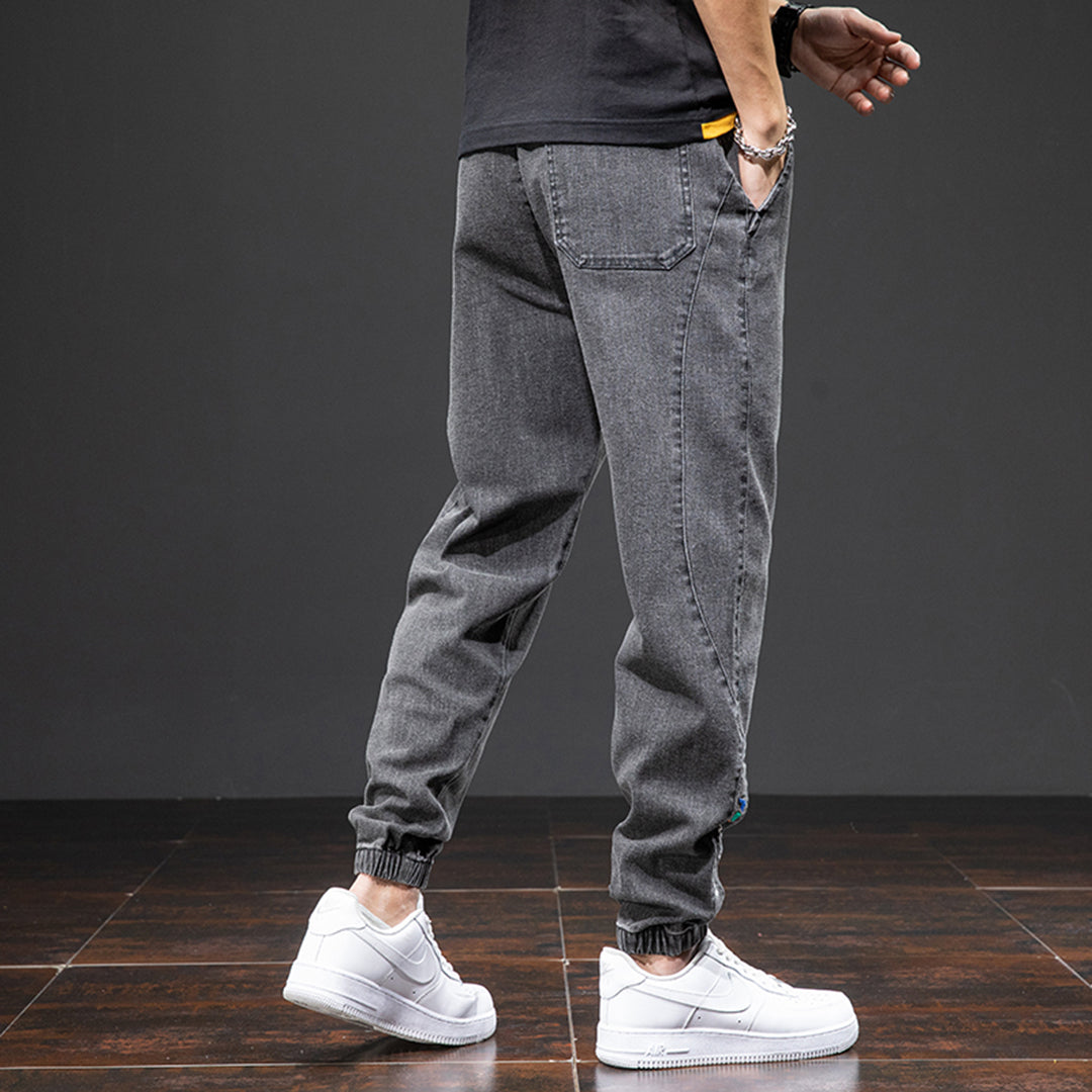 Casual denim trousers for men