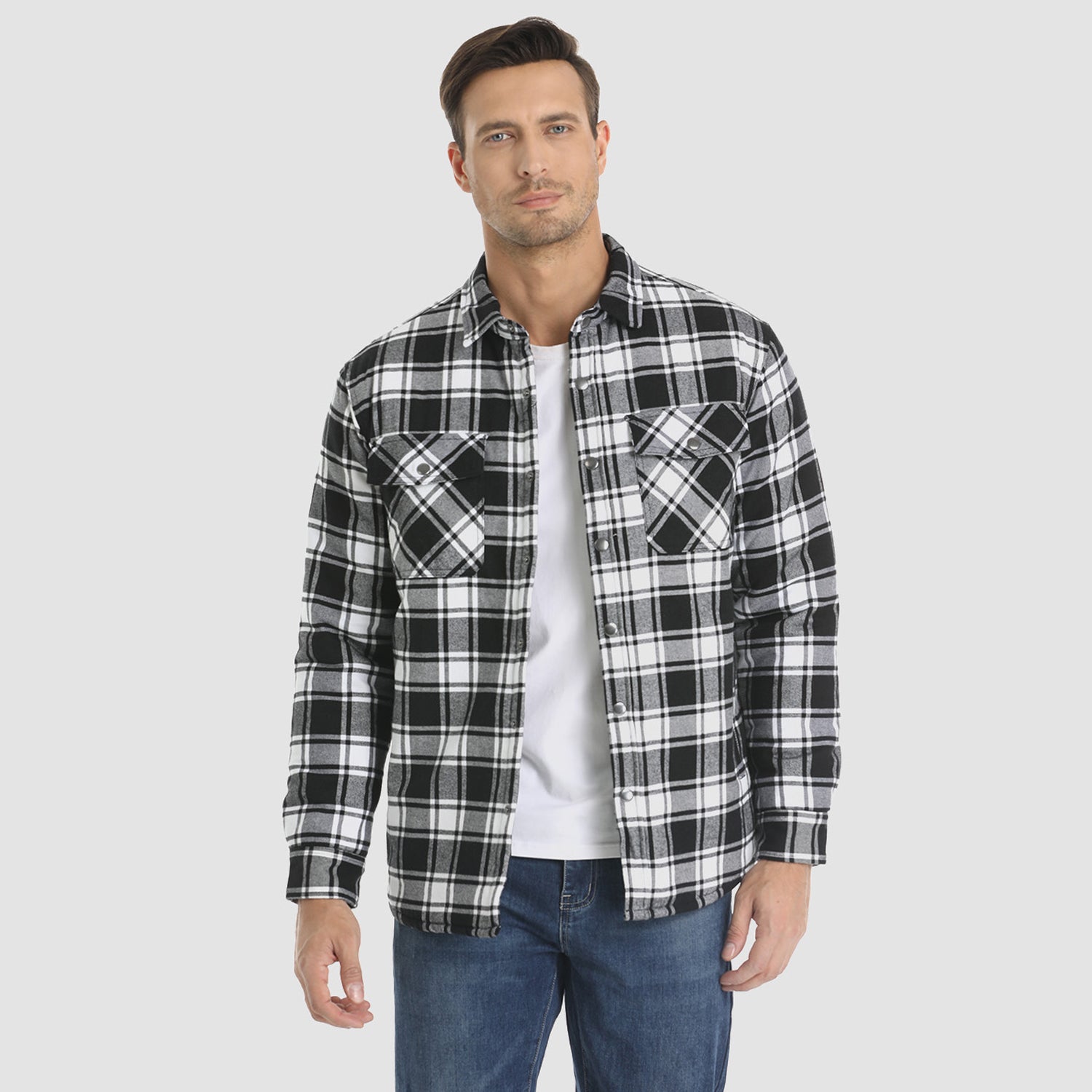 Checked jacket