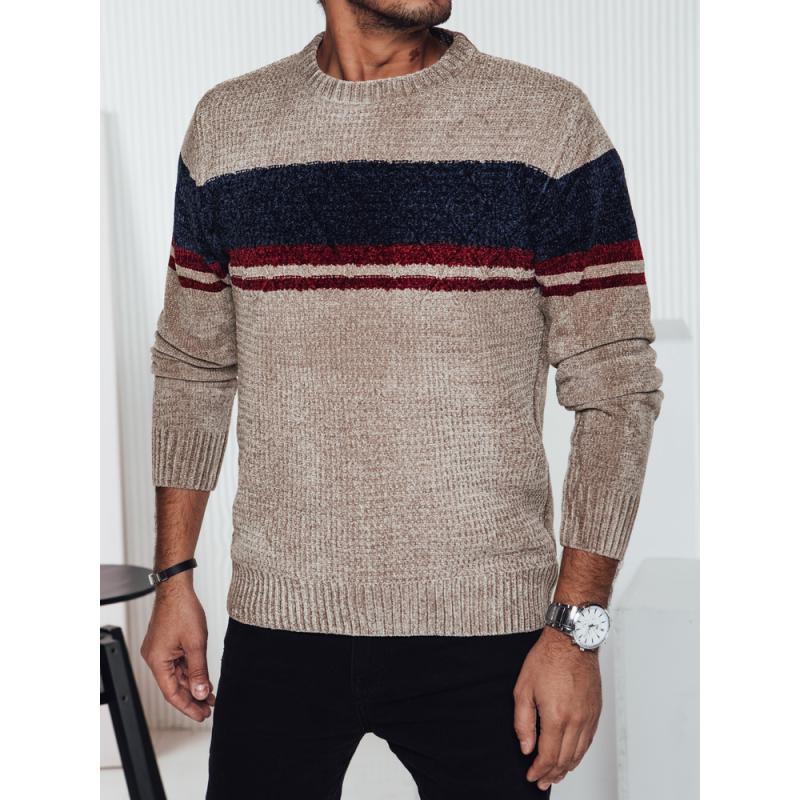 Chunky knitted sweater for men